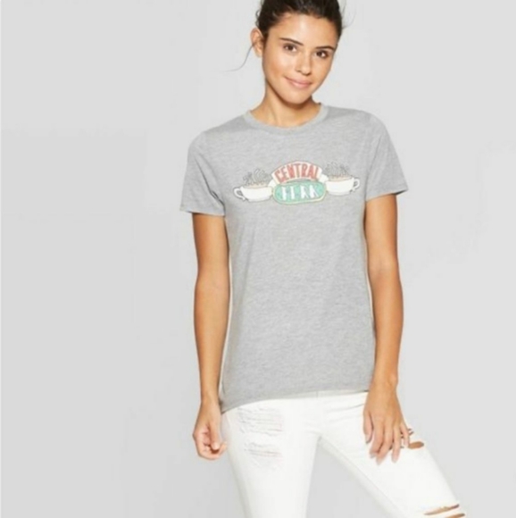 Friends Central Perk Gray Short Sleeve Shirt Tee XS TV Show Merchandise Coffee - Picture 2 of 8